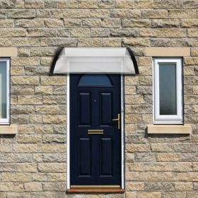 HT-100 X 96cm Household Application Door & Window Rain Cover Eaves Black Holder (Option: defaulttitle)