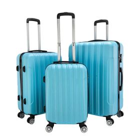 3-in-1 Multifunctional Large Capacity Traveling Storage Suitcase Blue (Option: As picture)