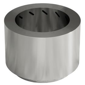 Smokeless Fire Pit, Portable Camping Bonfire Stove with Poker for Backyard Patio Picnic, Stainless Steel, Silver (Option: Silver-560x560x420 mm)